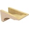 Ekena Millwork 6"W x 12"D x 6"H Wide Hughes Rough Cedar Woodgrain TimberThane Corbel, Primed Tan CORUR06X12X06HUGRCPR - alternate 4